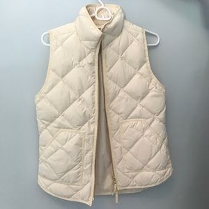 JCrew Cream Vest
